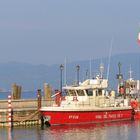 Ein Feuerlöschschiff auf dem Gardasee