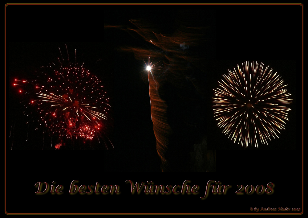 Ein Feuerwerk...