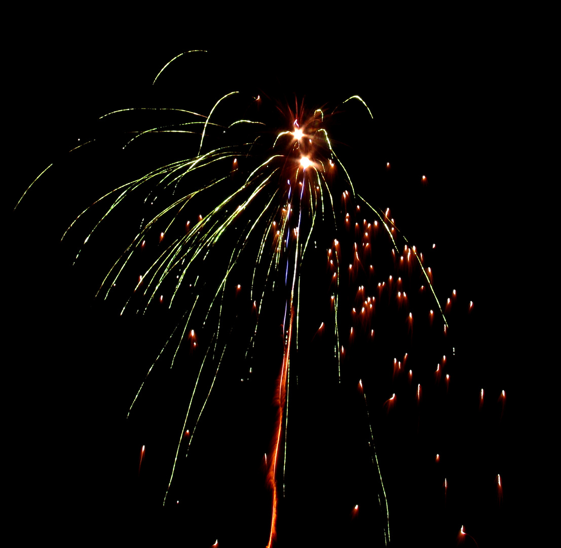 Ein Feuerwerk ins Jahr 2013.