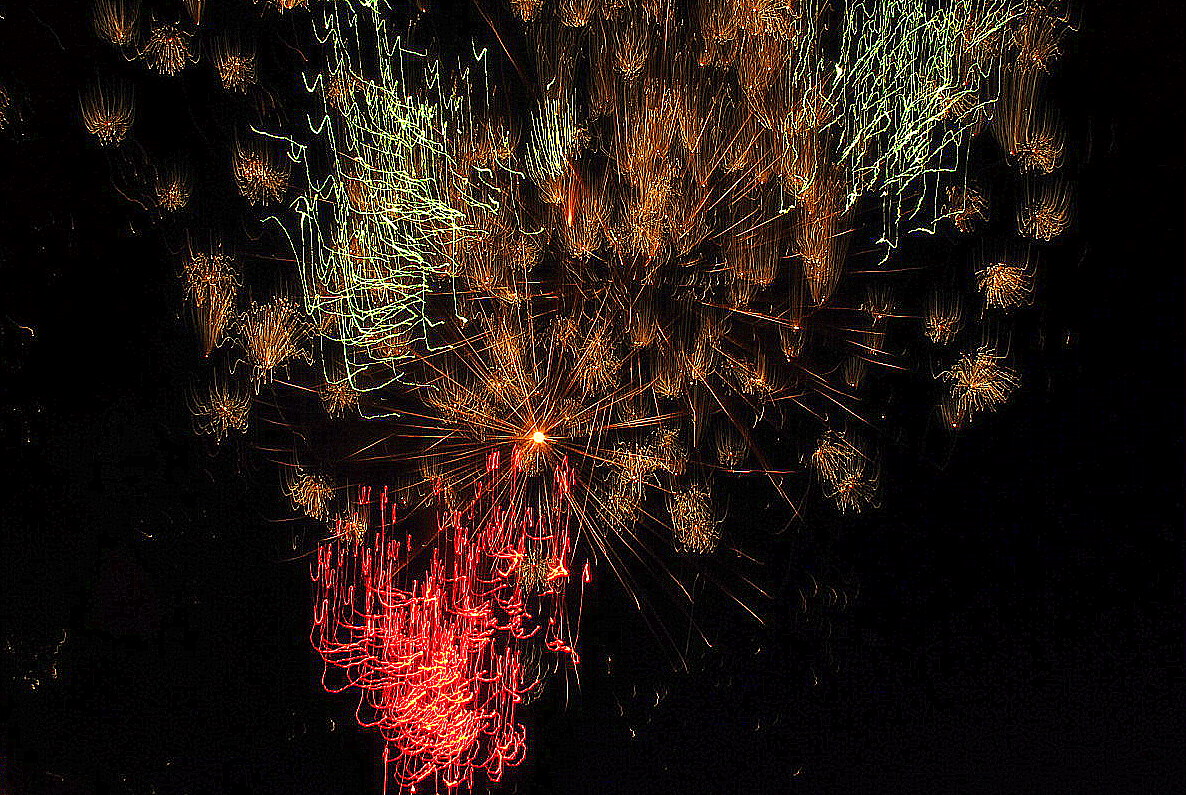 Ein Feuerwerk-Strauß für Silvester 2014