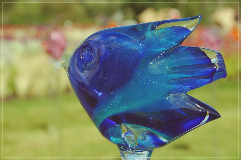 Ein Fisch aus Glas