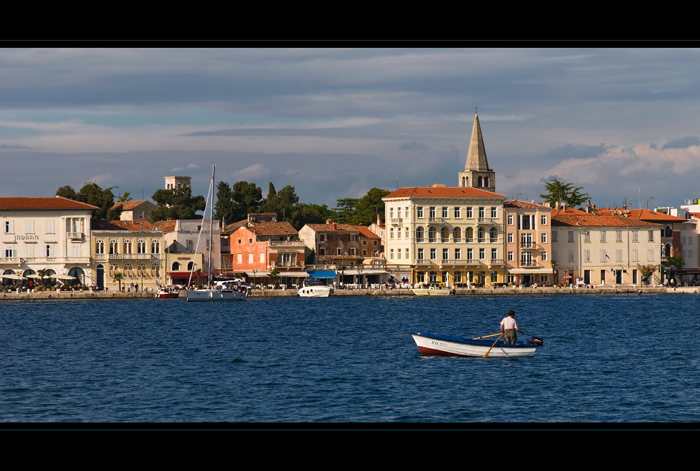 Ein Fischer bei Porec