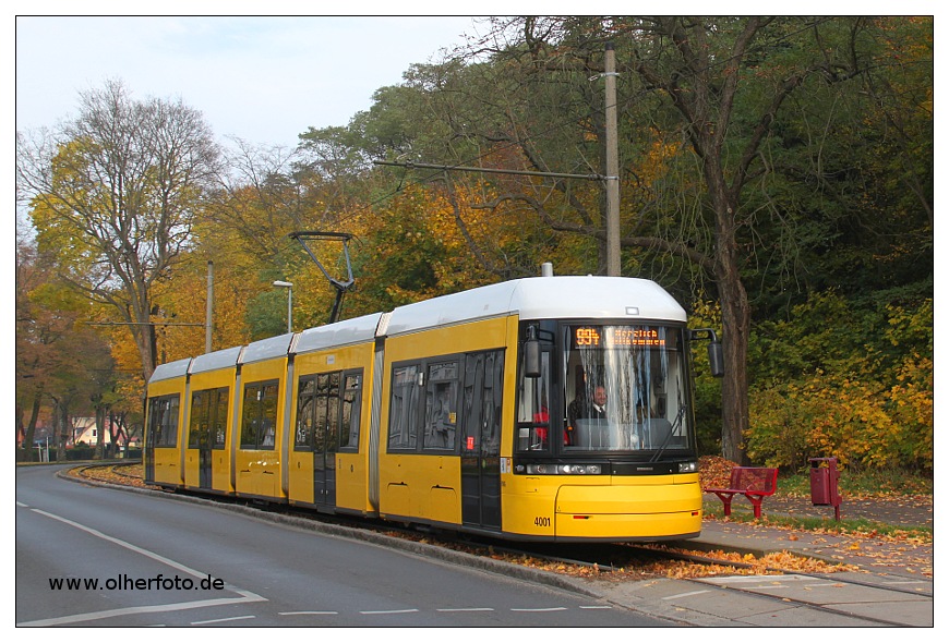 Ein Flexity in Strausberg