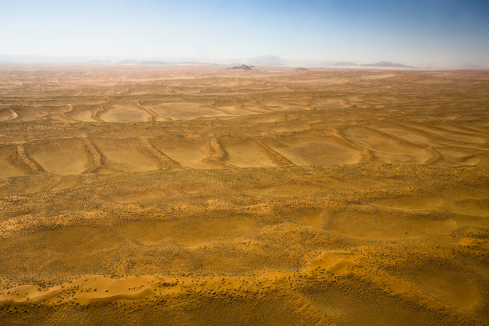 Ein Flug über die Namib Wüste