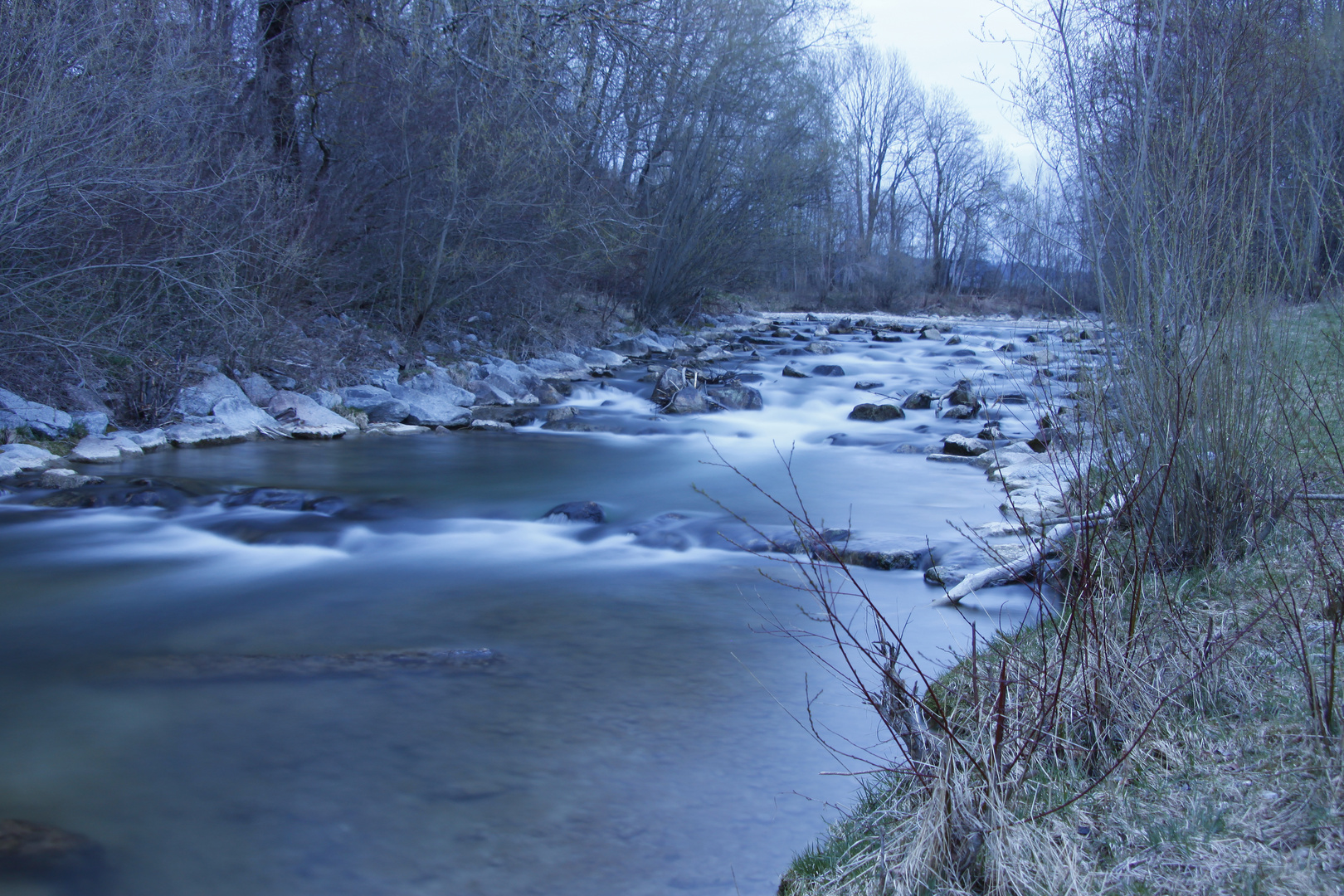 Ein Fluss aus seide