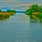 Ein Fluss mitten in der Natur