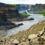 Ein Flusslauf im Vatnajökull-Nationalpark in Island