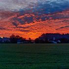 Ein föhniger Morgen in Oberbayern