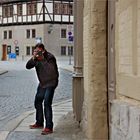 ein Fotograf in Quedlinburg