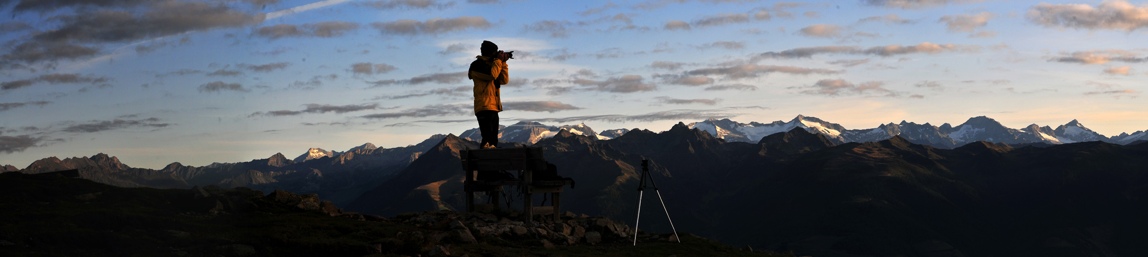 ein fotograf will hoch hinaus