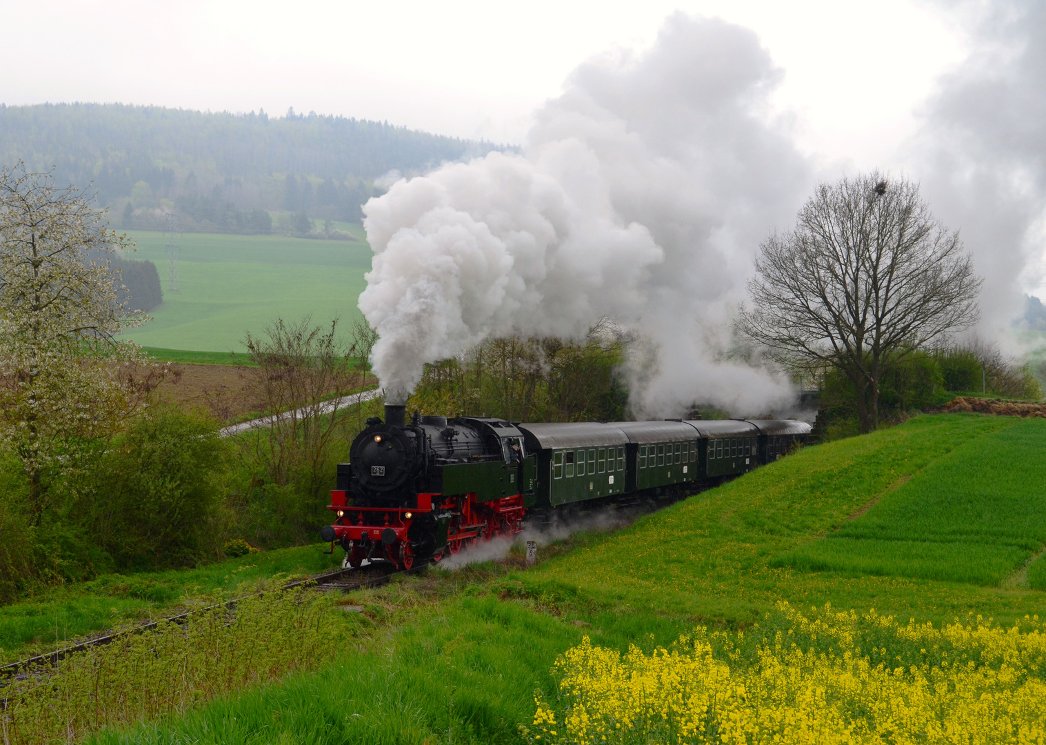 Ein Fotozug im Wutachtal