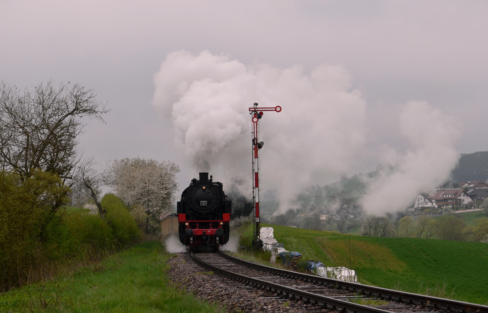 Ein Fotozug im Wutachtal