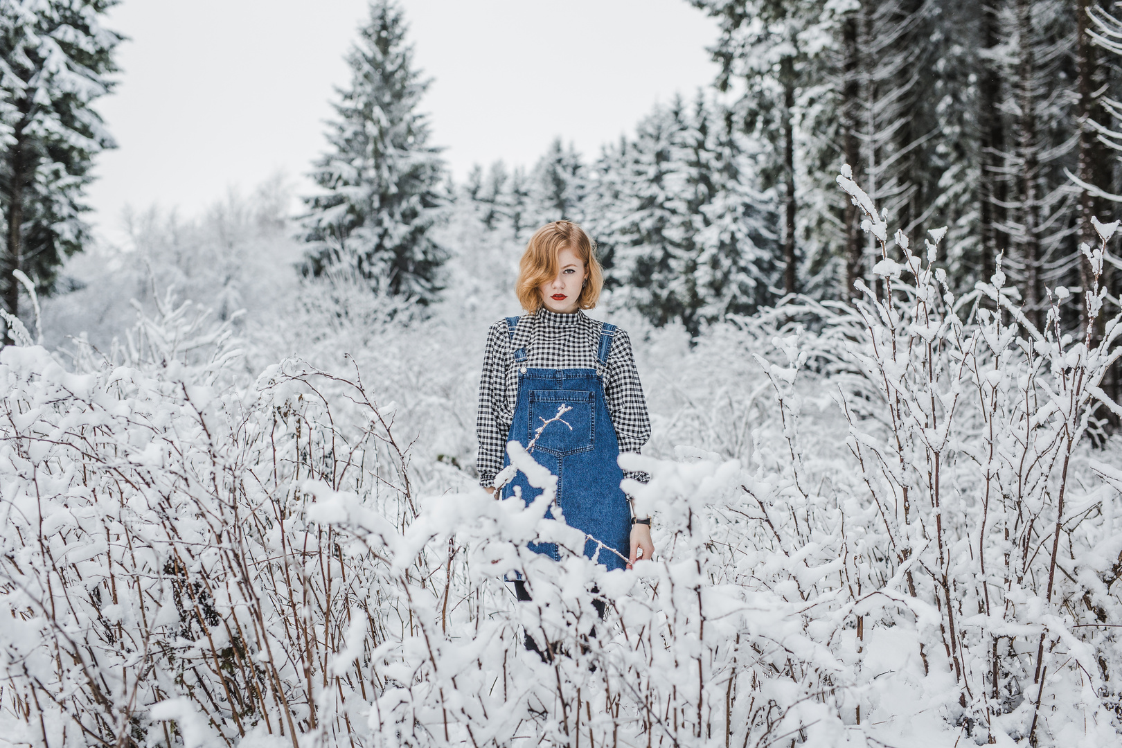 Ein Fräulein steht im Walde ganz still und stumm