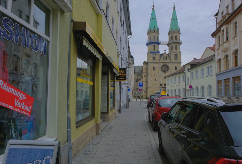 ein freier Tag zum 73. Geburtstag beim Rundgang durch Meiningen, morgen muß ich wieder arbeiten