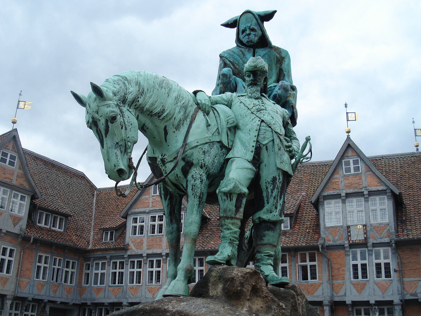 Ein "Fremdling" auf Herzog Wilhelms Pferd in Wolfenbüttel