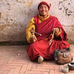 Ein freundlicher tibetischer Mönch ( Farbversion)