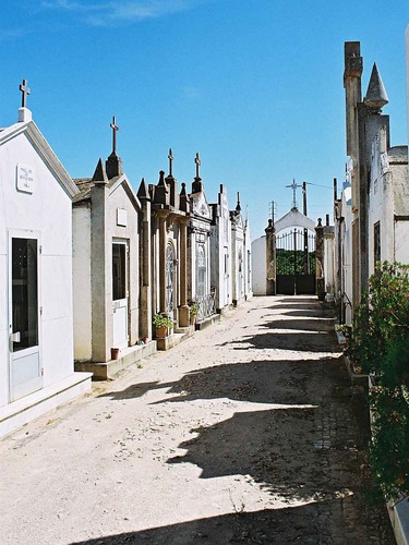 Ein Friedhof an der Algarve