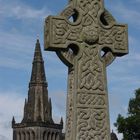 Ein Friedhof in Glasgow