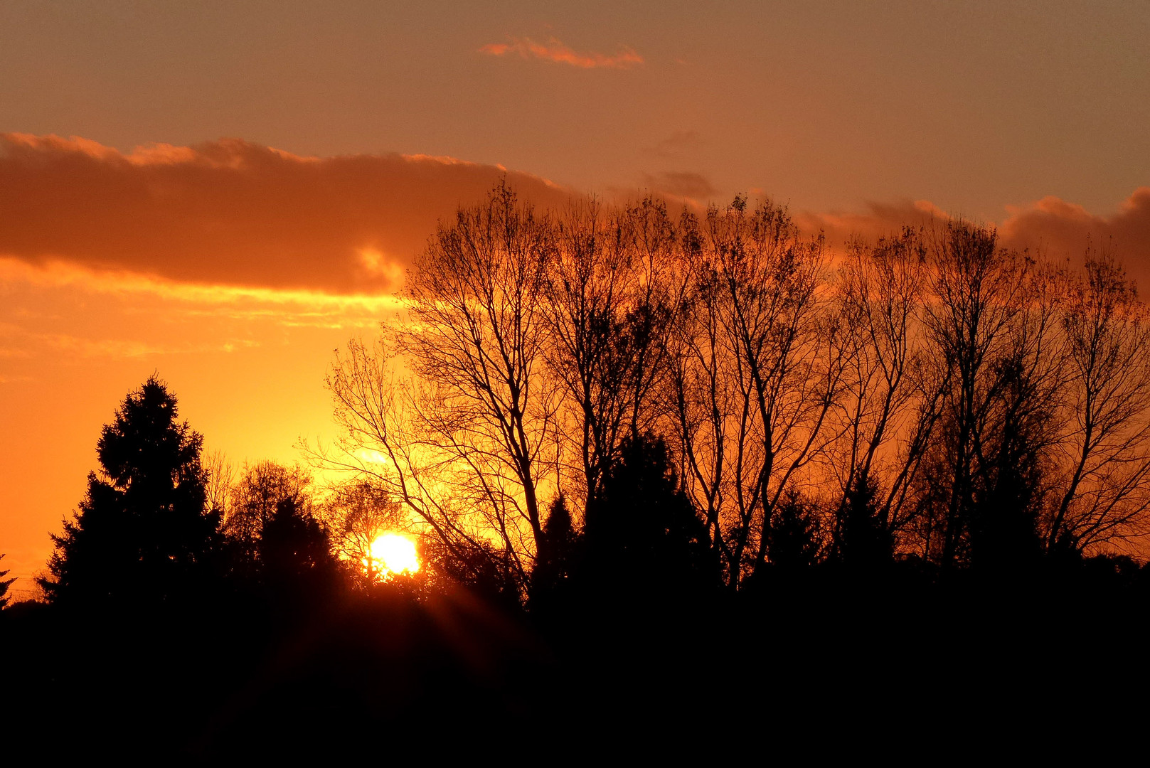 Ein friedlicher Sonnenuntergang