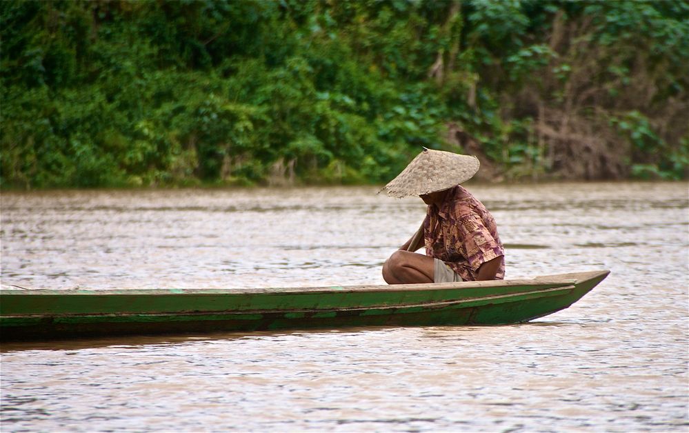 ein friedvoller nachmittag am mekong, laos 2010