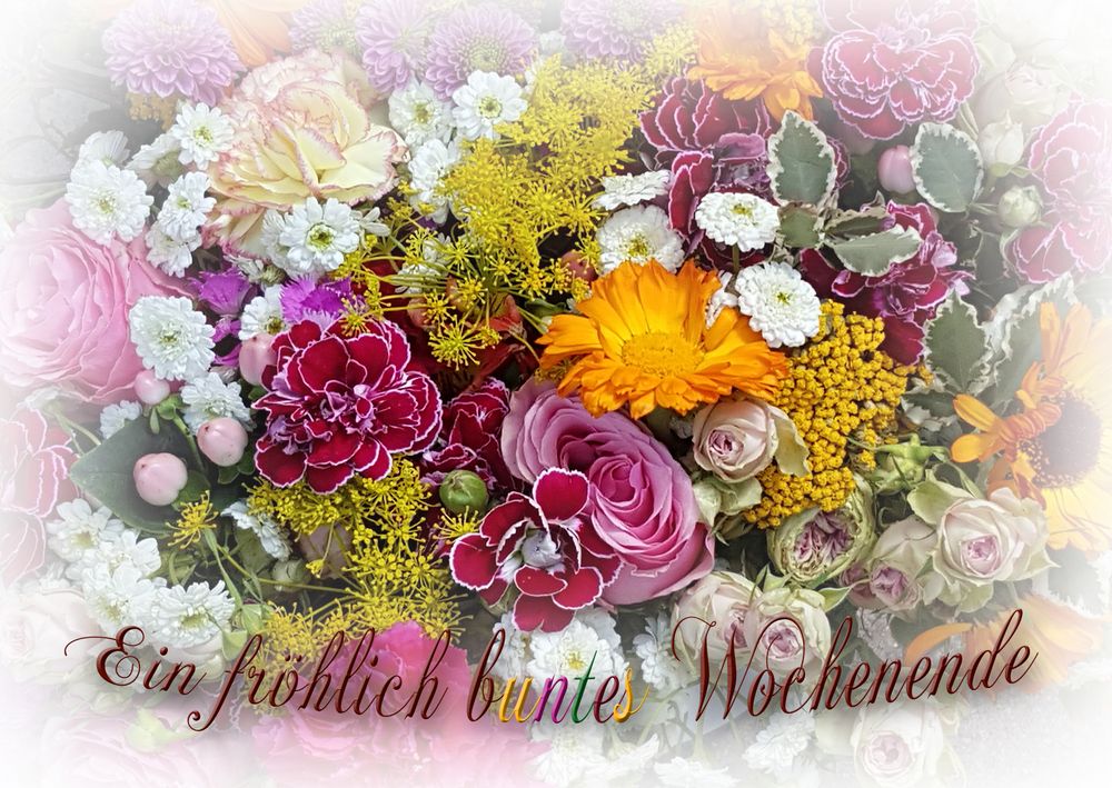 Schönes Wochenende Blumen Bilder:  A Colorful Journey into Drawing