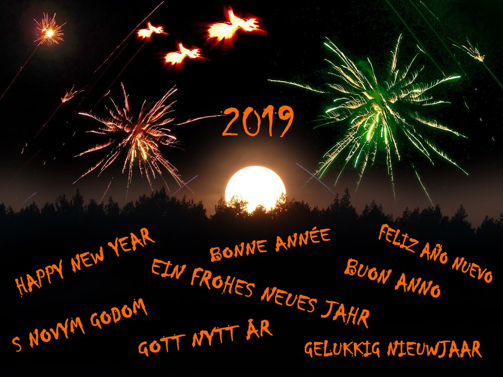 Ein frohes neues Jahr&hellip; Foto &amp; Bild fotomontage, gratulation und