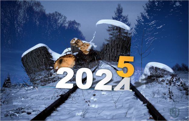 Ein Frohes Neujahr 2025-