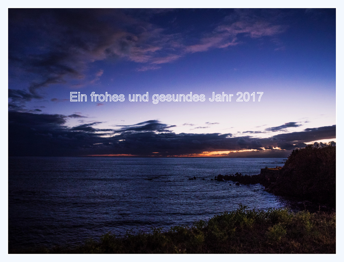 Ein frohes und gesundes Jahr 2017...