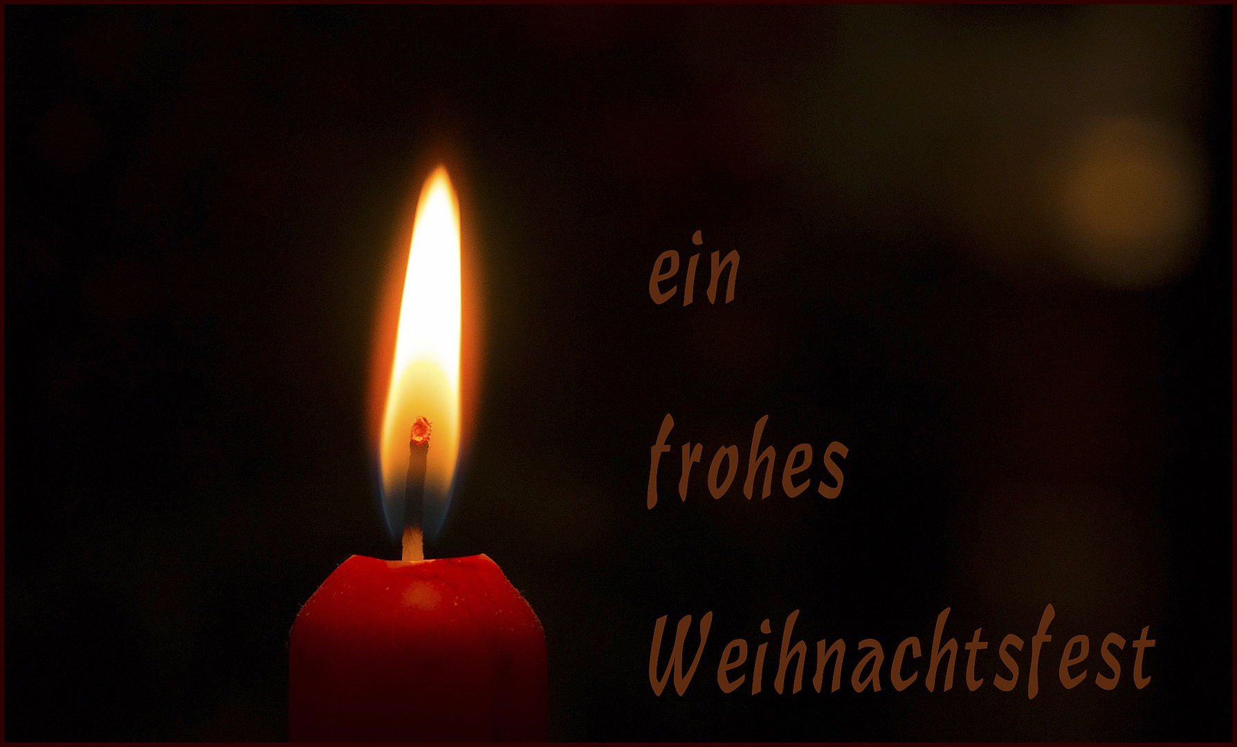 ein frohes Weihnachtsfest 