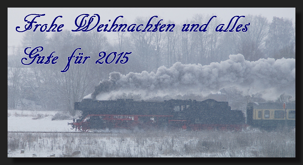 Ein frohes Weihnachtsfest und alles Gute für das Jahr 2015