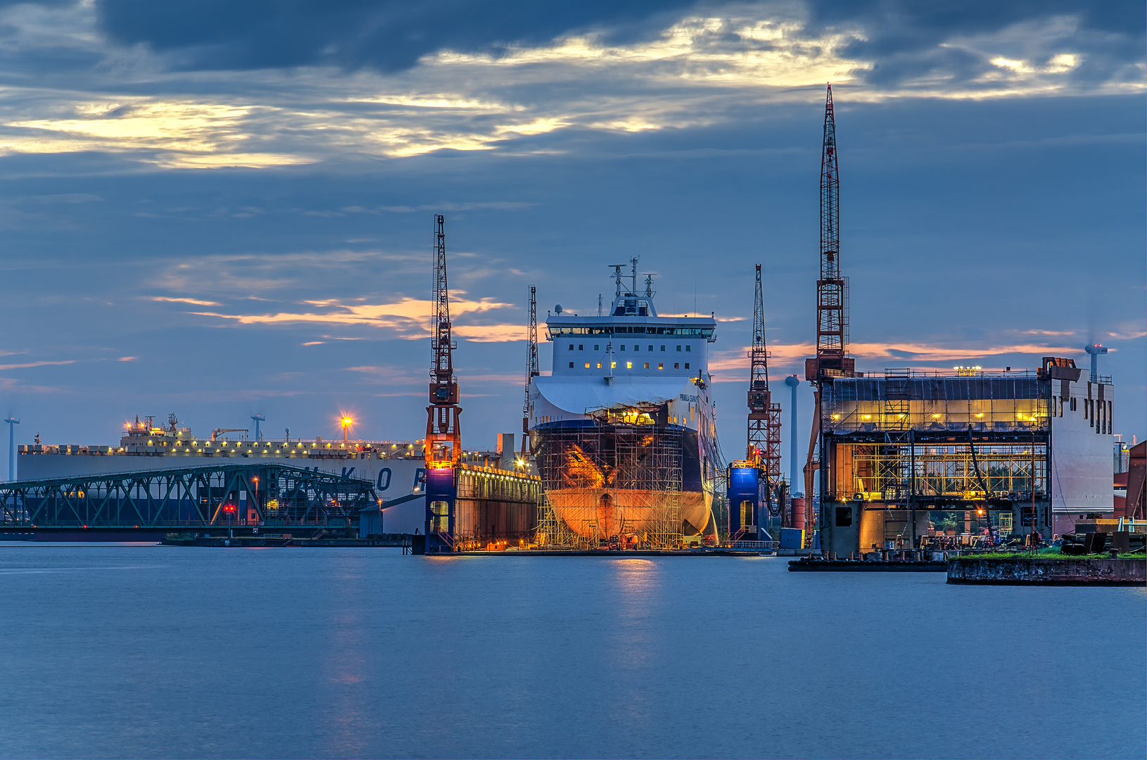 Ein früher Morgen im Hafen