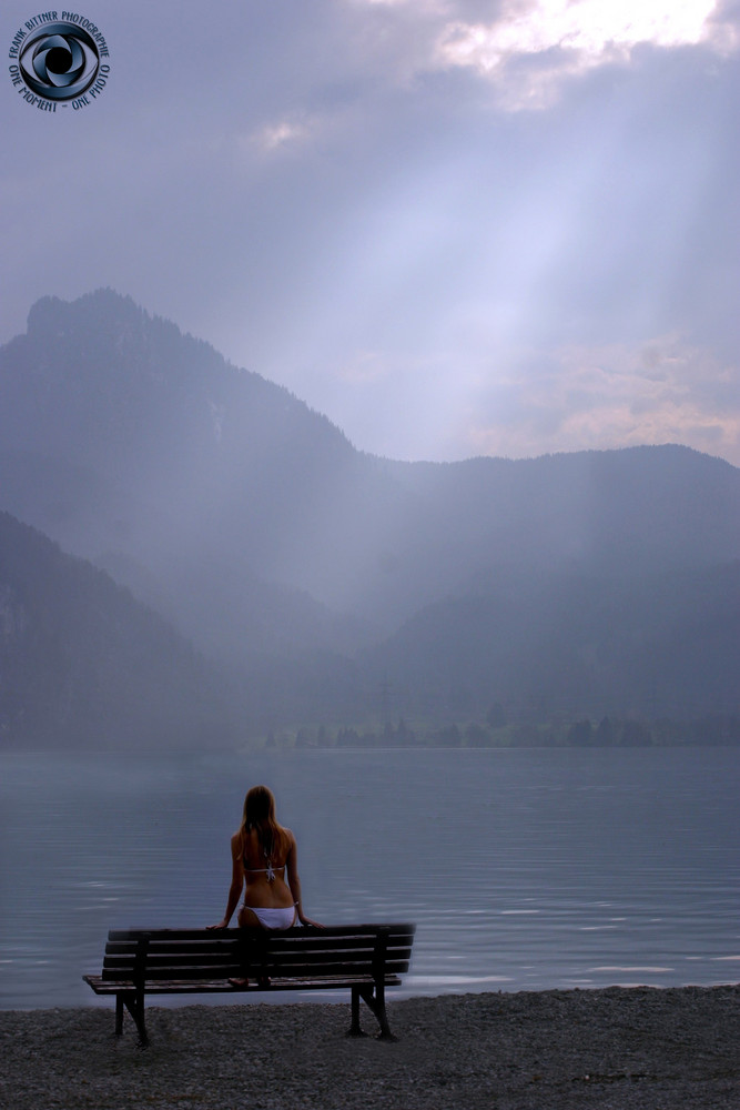 Ein Frühlingsabend am Walchensee nach einem Gewitter!