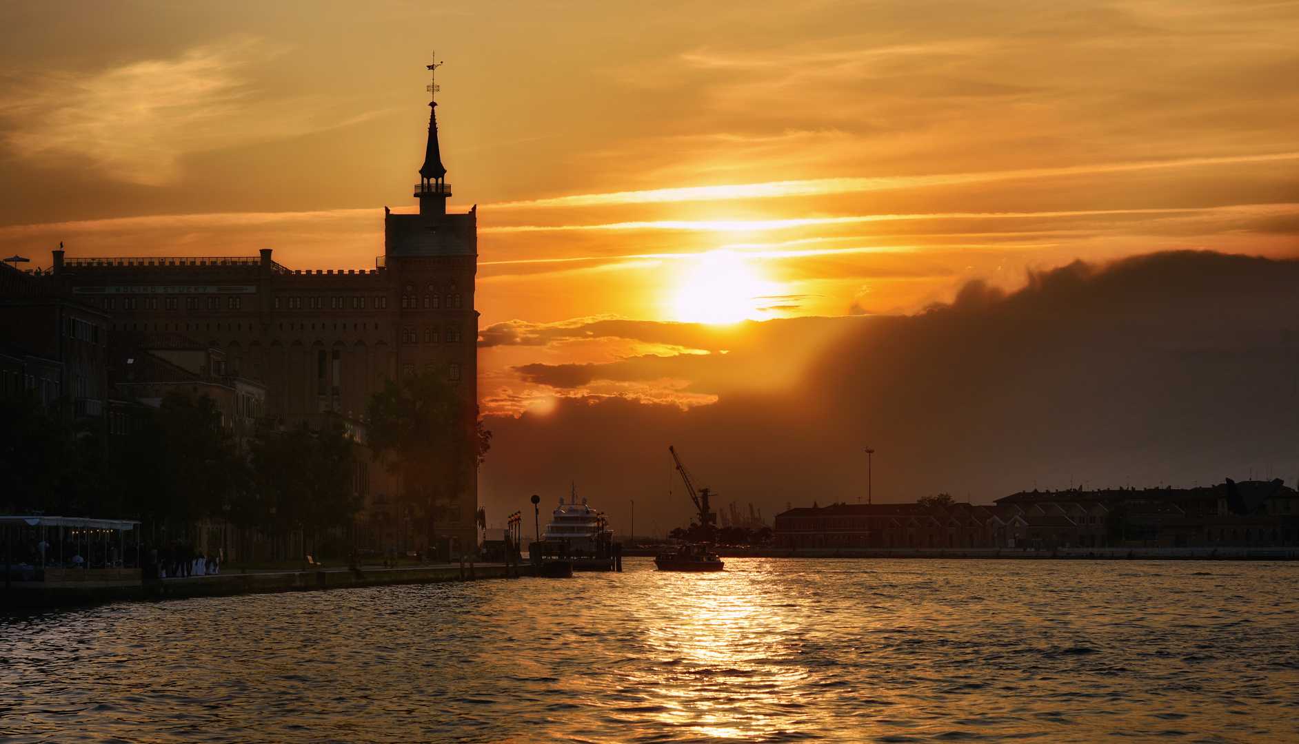 Ein Frühlingsabend auf Giudecca