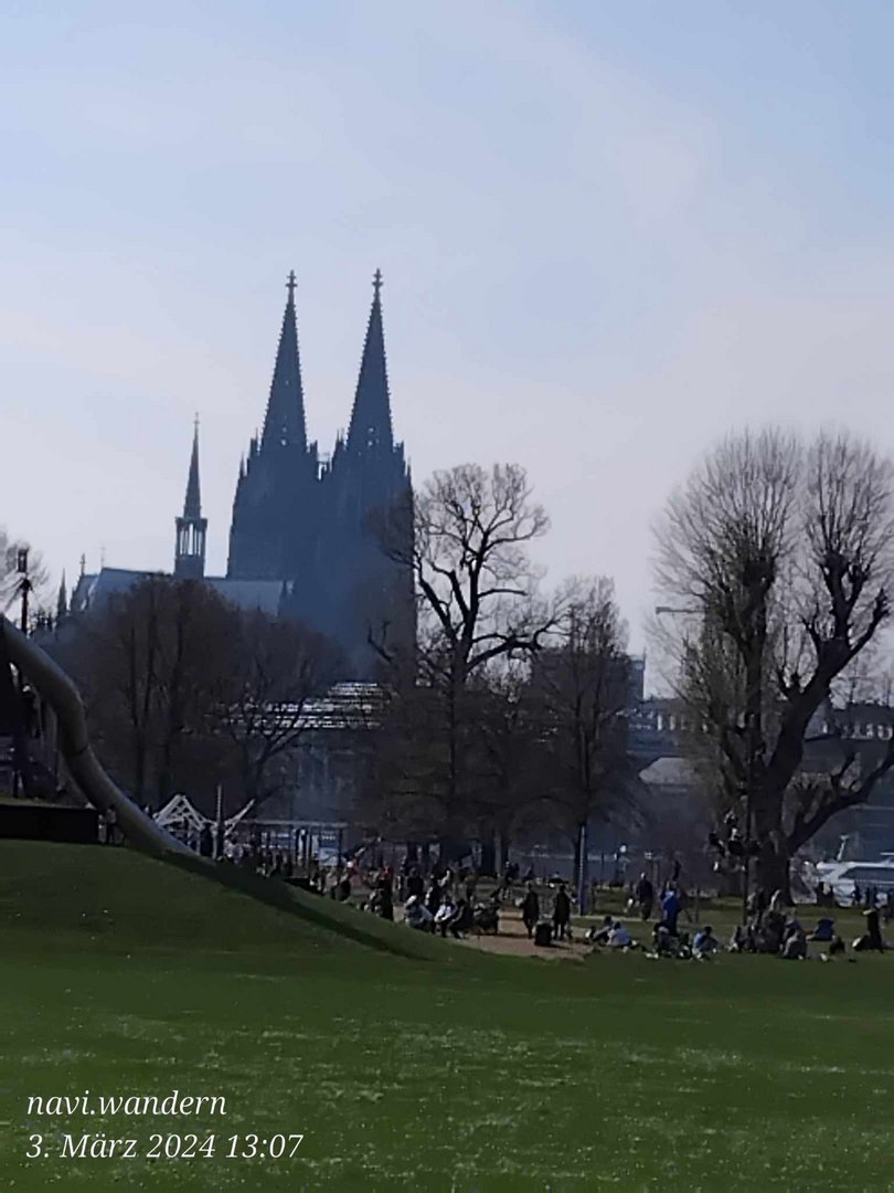 Ein Frühlingstag von 18 Grad