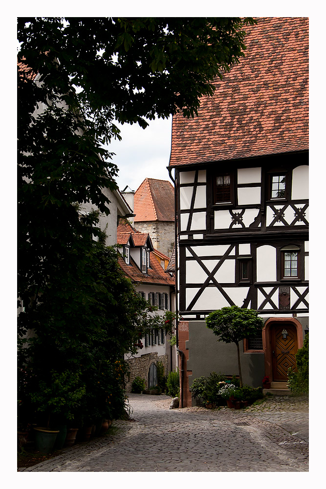 Ein Gässchen in Bad Wimpfen