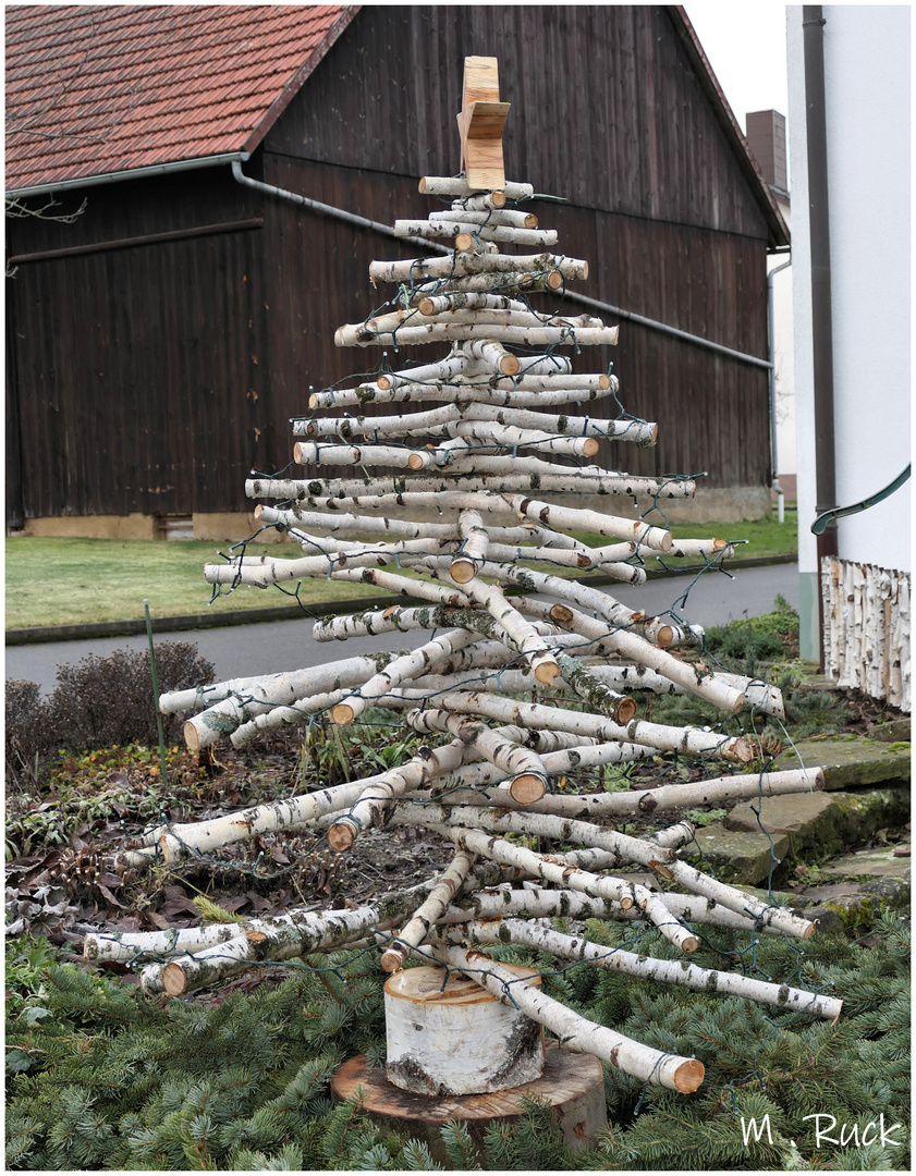 Ein ganz außergewöhnlicher Weihnachtsbaum .