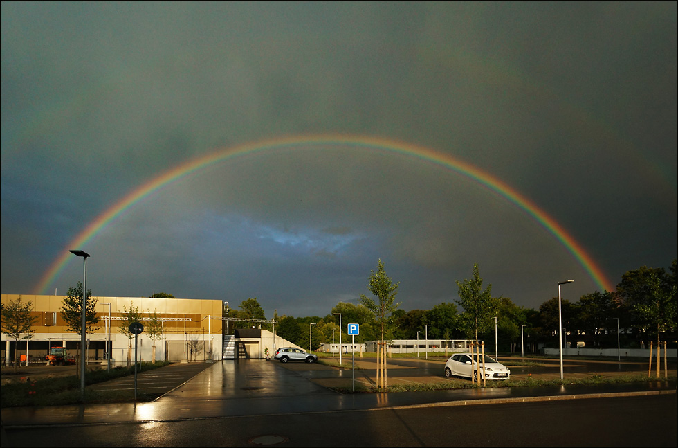 ein ganz gewöhnlicher (inländischer) regenbogen