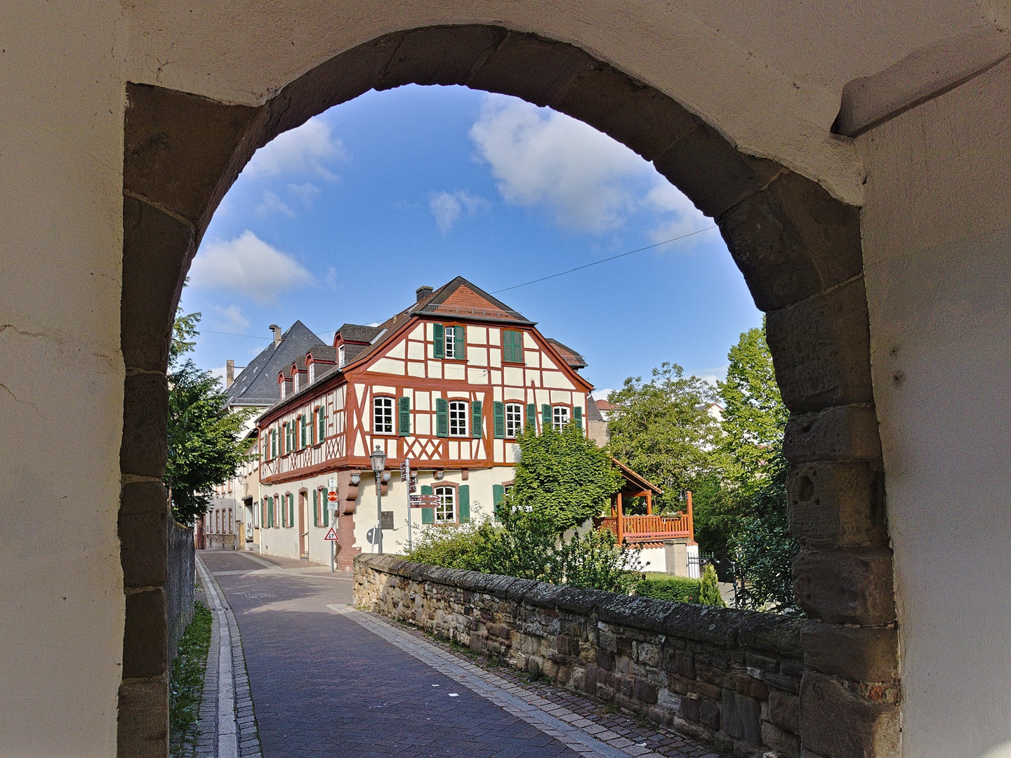 Ein ganz kleiner Spaziergang ans Schloss in Alzey