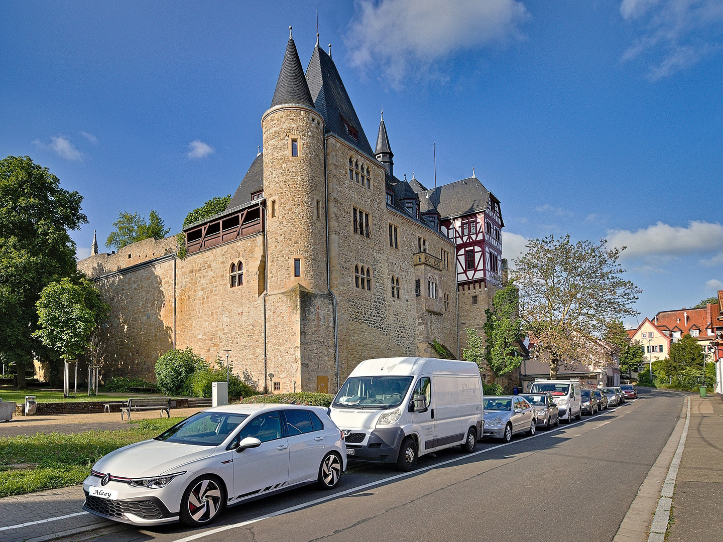 Ein ganz kleiner Spaziergang ans Schloss in Alzey