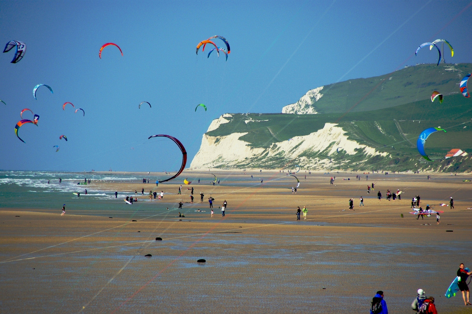 Ein ganz normaler Sonntag im Juni  am Cap Blanc-Nez Escalles.