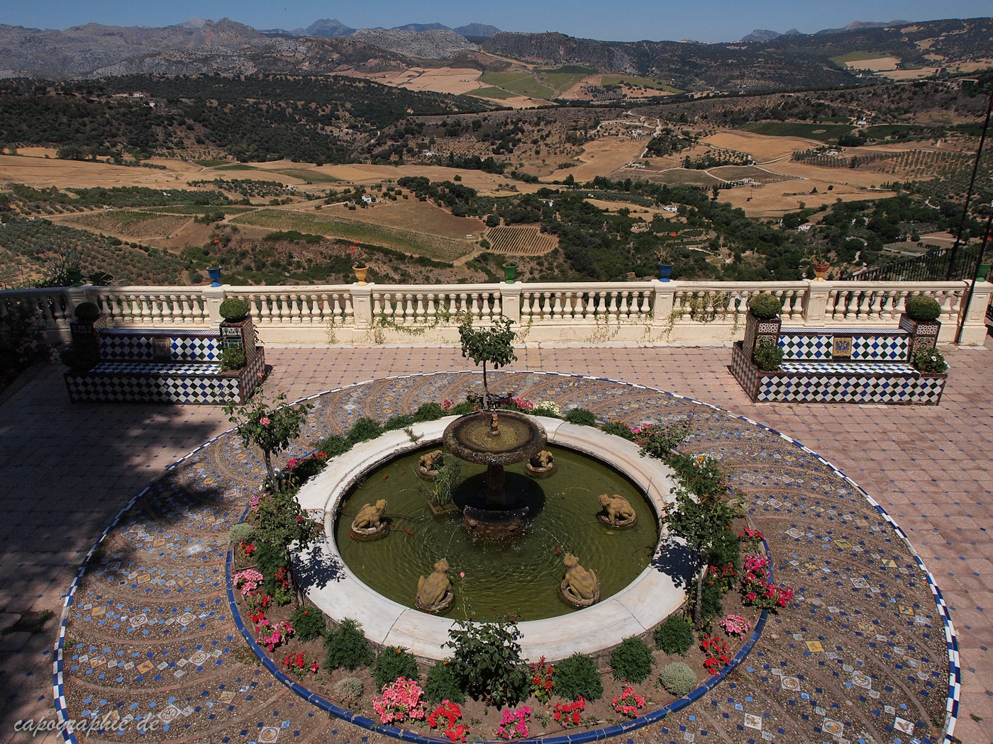 Ein Garten in Ronda