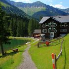 ein Gasthaus im Laternser Tal lädt zur Rast