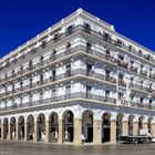 Ein Gebäude im Stil Haussmann in Algier