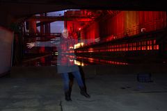 Ein Geist auf der Kokerei Zollverein