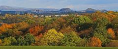 Ein genialer bunter Teleblick, den ich von dort noch nie im Herbst aufgenommen habe