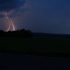 Ein Gewitter Blitz bei Schwalmstadt - Treysa 