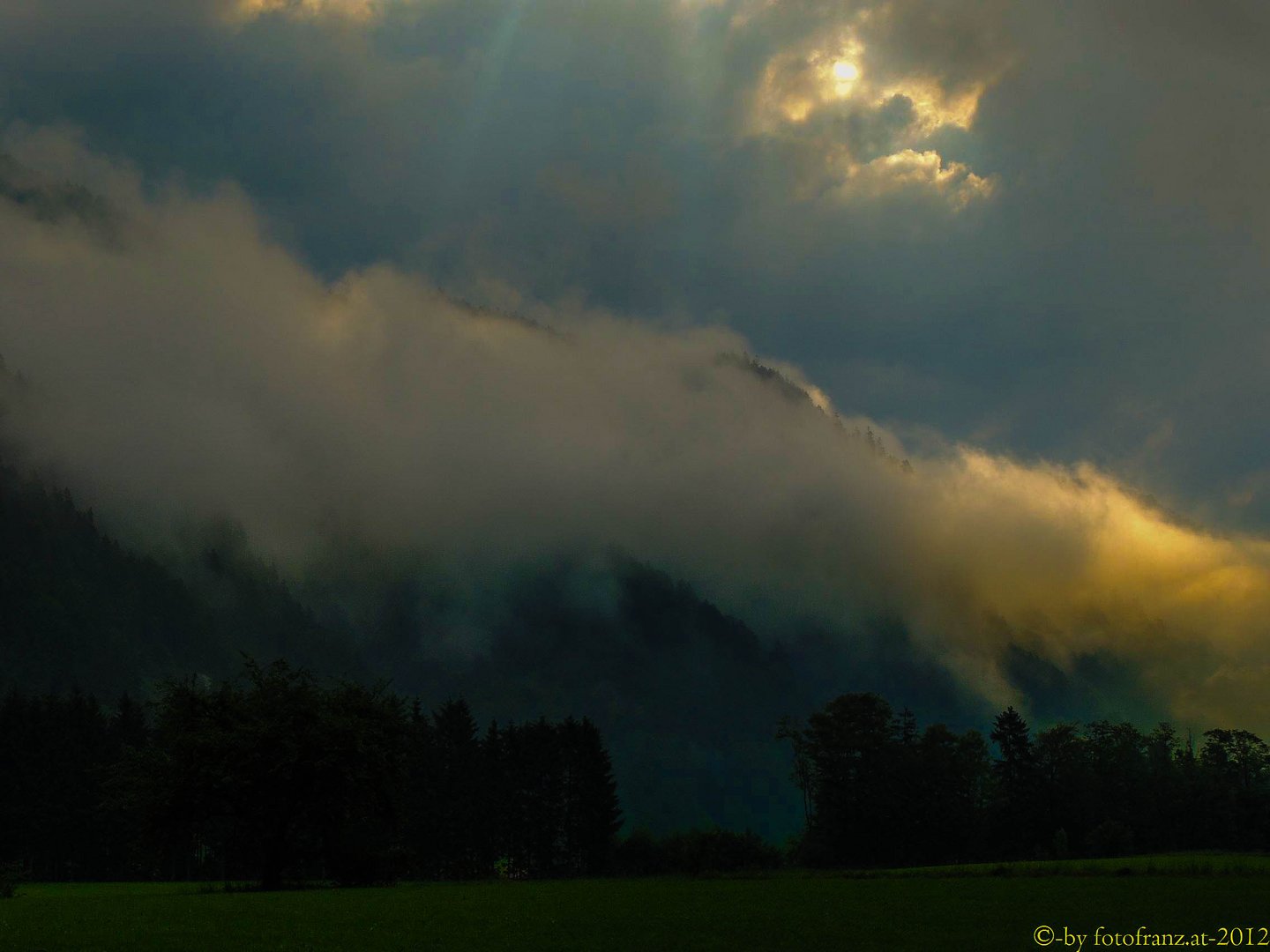 Ein Gewitter kommt