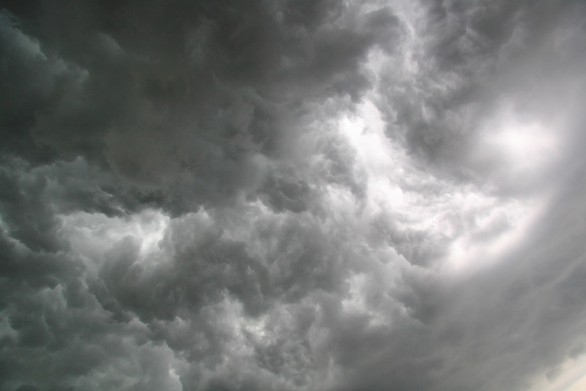 Ein Gewitter zieht auf