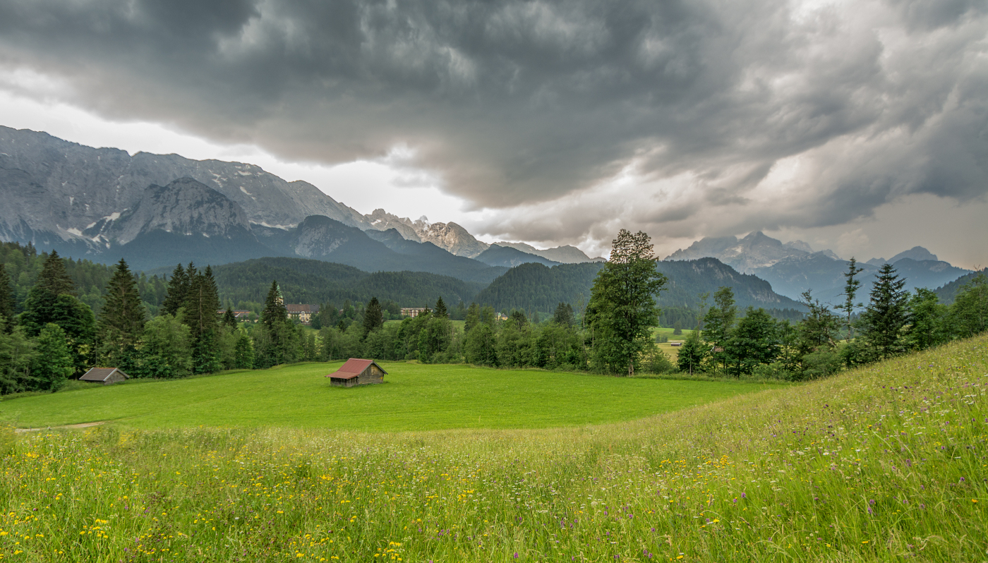 Ein Gewitter zieht auf