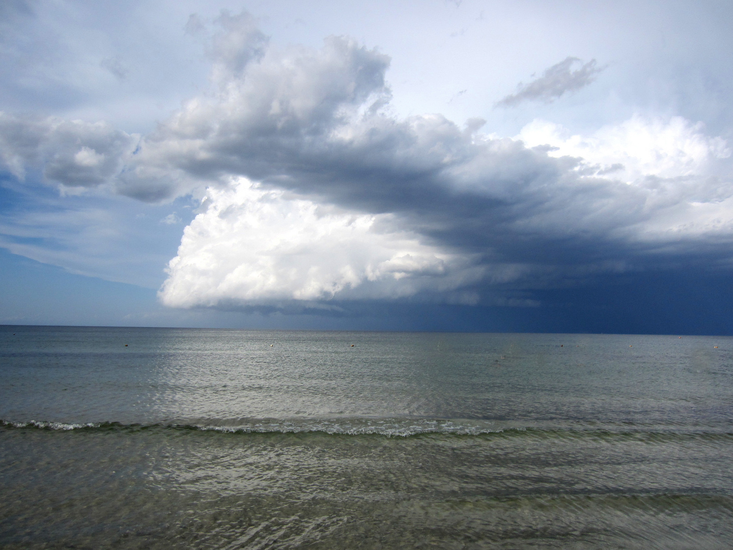 Ein Gewitter zieht auf